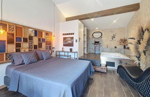 Le Lovy , Studio indépendant avec Jacuzzi - Foto 4