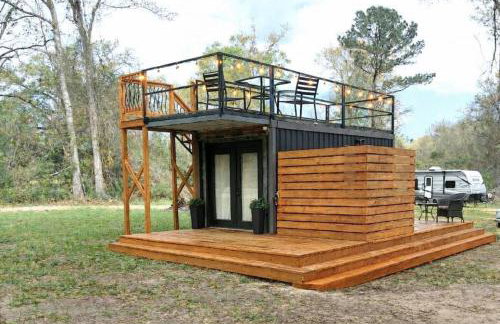 Cozy Rooftop Container with Hot Tub - 15 min from Franklinton & 19 mins to the Bogue Chitto State Park - Foto 15