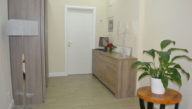 Mostrador de check-in y check-out