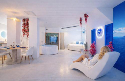 Suite romantique Santorini avec Balnéo & Sauna - Foto 5