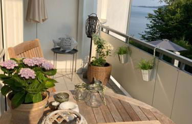 Ferienwohnung Hafenliebe, Villa Vilmblick mit Meerblick - Foto 8