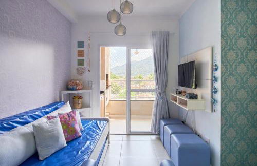 2 Quartos com ar, piscina, sacada Gourmet a 1 km da praia Grande - Foto 16