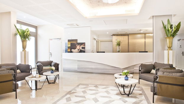 Zona de estar del vestíbulo