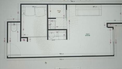 Elegant studio, 2-4 people, WiFi, pool, parking - Foto 2