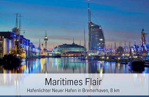 Fewos-Bremerhaven, Ferienwohnung "Bremerhaven-Langen" in Geestland-Langen - moderne FeWo mit Garten, WLAN & kostenlose Fahrräder - ruhig & stadtnah - Foto 2