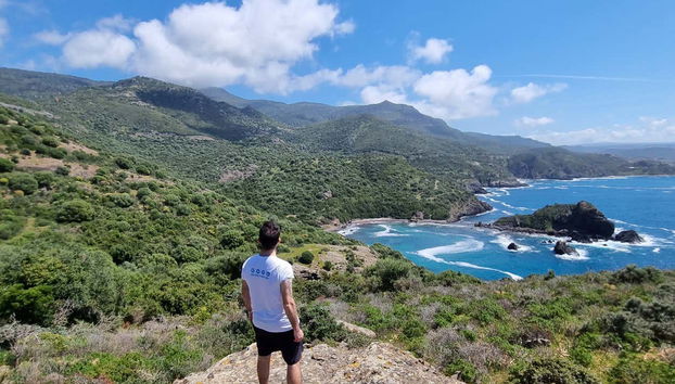 Vista sul mare dal Capo Marrargiu