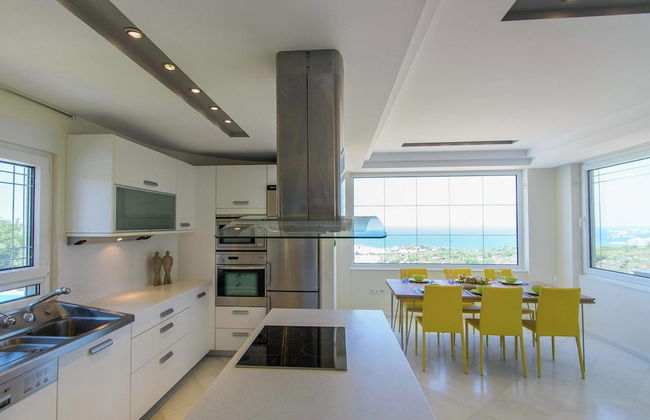 Infinity Pool Villa With Sea Views Near Rethymno City & Beach and Shaded BBQ - Foto 10