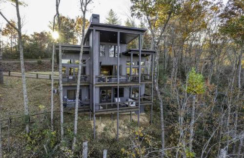 Modern Rustic Cabin with Sprawling Views and Hot Tub - Foto 49