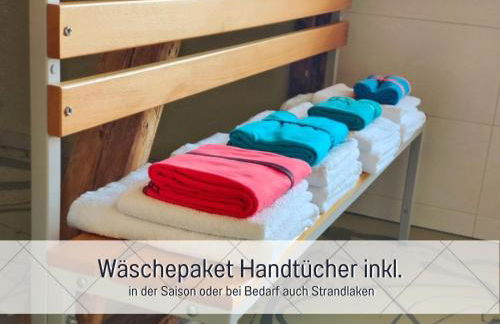 BUDDE4 Fewo Katja - Early Check-in, extralange Betten 220 cm, separates WC - Foto 13