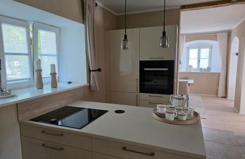 Kavaliershaus Wallerstein, stilvolle Wohnung mit Privatparkplatz - Foto 13