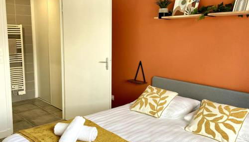 Le TerraBreizh, T2 cosy et confort avec parking privé, balcon et fibre - Foto 4