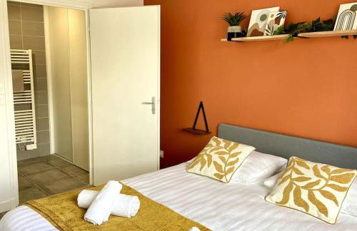 Le TerraBreizh, T2 cosy et confort avec parking privé, balcon et fibre - Foto 4