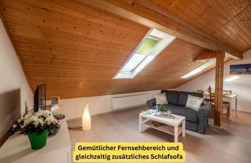 Holledau-Apartments - FeWo bis 5 Pers - getrennte Betten möglich - Vollausstattung - 24h Checkin - wöchentl Reinigung u Wäschewechsel - Waschmaschine u Trockner - WLAN - Minibar - XXL Parkplätze - Garten - ruhige Lage - Foto 41