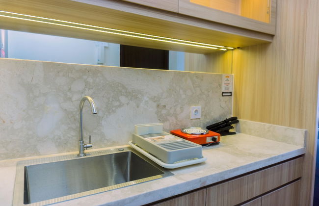 Minimalist And Warm Studio At Transpark Bintaro Apartment - Foto 9