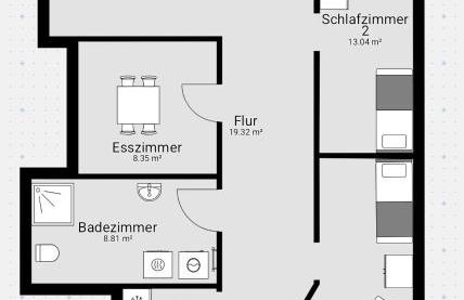 BS-Monteursunterkunft BE1-2 - Foto 4