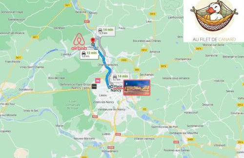 Maison calme et cozy avec filet suspendu à 15min de Nancy - Foto 15