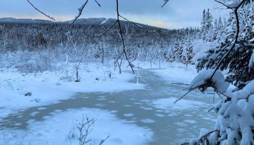 BC Log cabin with private beach river fire pit AC wifi onsite trails ski slope views - Foto 3