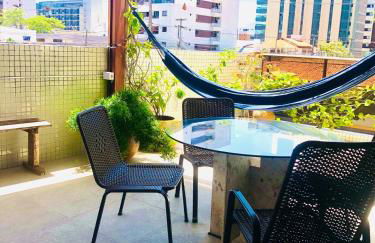 Apartamento Completo na praia com terraço privativo - 2 quartos - Photo 17