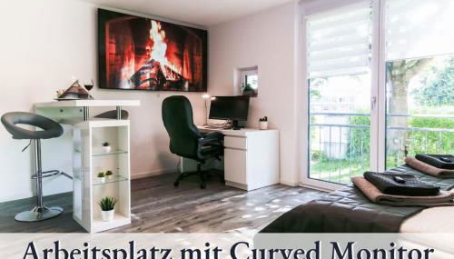 Relax-Apartment Biberach - Relax Massagesessel - Smart-TV 85 Zoll - voll ausgestattete Küche - High-Speed Internet - Arbeitsplatz mit Curved Monitor - Foto 4