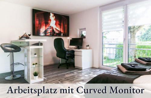 Relax-Apartment Biberach - Relax Massagesessel - Smart-TV 85 Zoll - voll ausgestattete Küche - High-Speed Internet - Arbeitsplatz mit Curved Monitor - Foto 4
