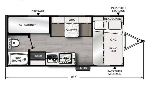 Cozy Vegas Bunkhouse RV - Foto 4