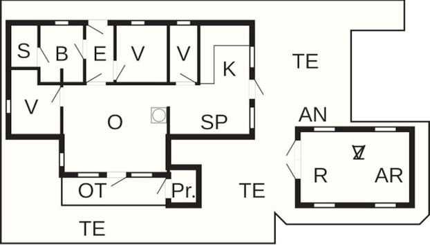 Holiday Home in Henne - Foto 2, Plano
