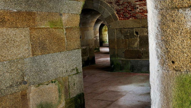 Visitando el castillo