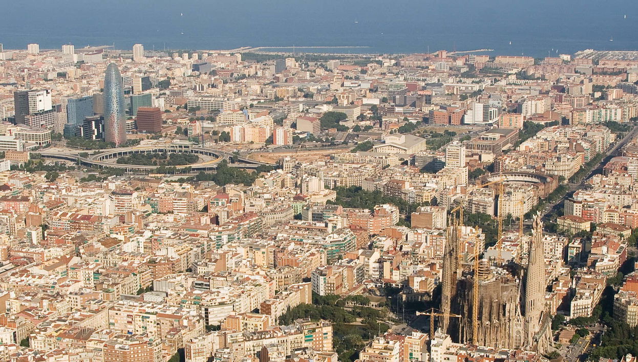 Vol en hélicoptère au-dessus de Barcelone