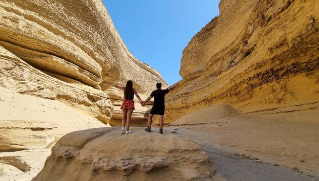 Percorrendo o Cânion de los Perdidos
