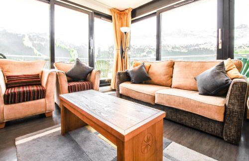 Penthouse 3-bedroom apartment, mountain views, large terrasse, piste access - Photo 36