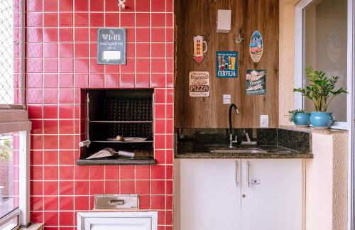 VARANDA GOURMET c churrasqueira-3 quartos- Wi-fi - Foto 19