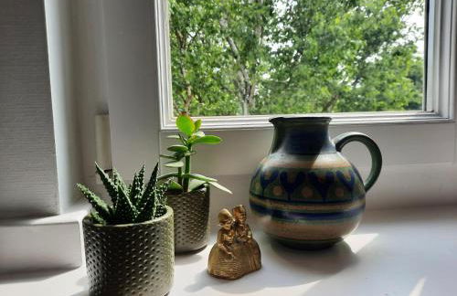 Design-Loft mit 2 Balkonen am Stadtwald - 20 min zur Messe Düsseldorf - Foto 28