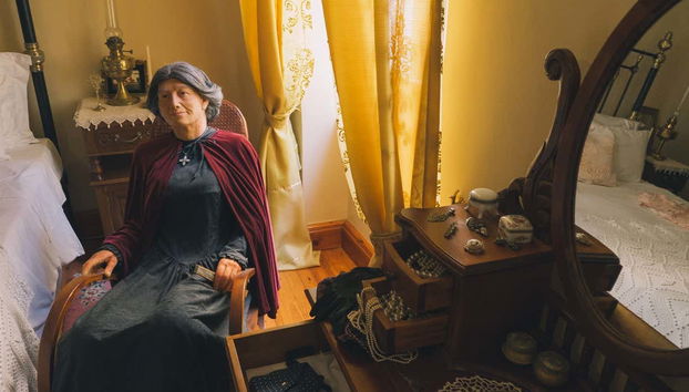 Um dos quartos da Casa Parlante