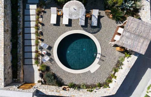 SunKeramos Retreat - "Free" Heated Pool Private Villa - Foto 8