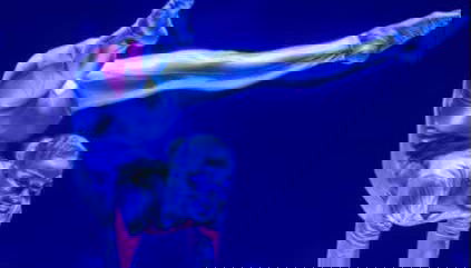 Disfrutando del espectáculo