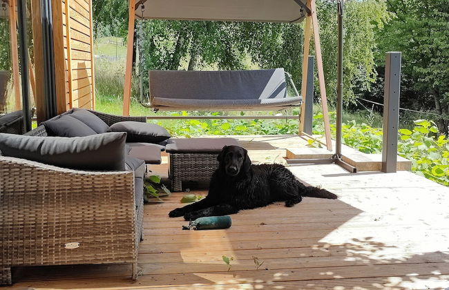 TinyHousebeiDresden unser größtes winziges Häuschen für bis zu 7 Personen, Kaminofen, große Terrasse - Nähe Sächsische Schweiz - Foto 20