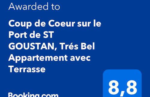 Coup de Coeur sur le Port de ST GOUSTAN, Trés Bel Appartement avec Terrasse - Foto 9