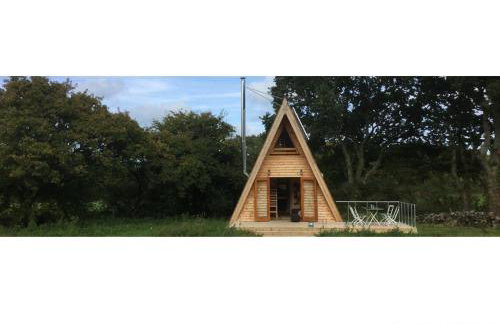 Aframe Tiny Home SILVA with private hot tub - Foto 15