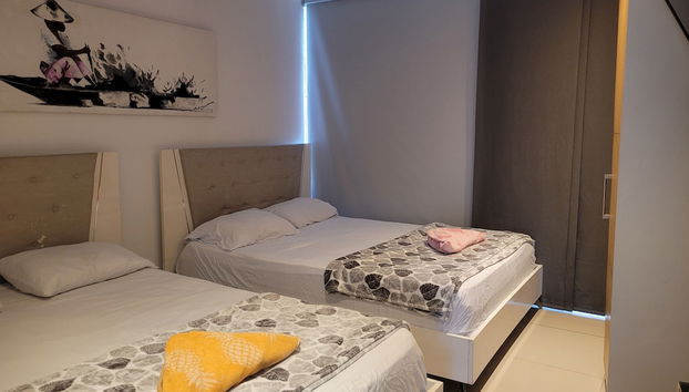 H2 Bocagrande Vista al Mar-Bahía - Foto 2, Habitación