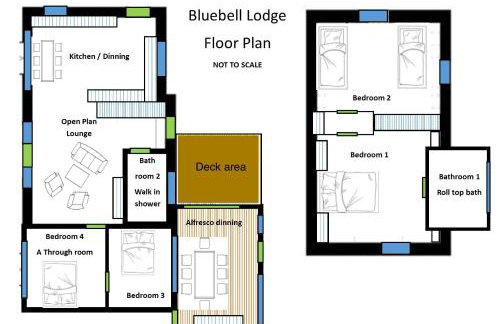 Bluebell House 5 Star Luxury 4 Bdrms and hot tub - Foto 44