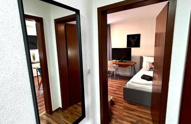 OhPardon! GAILDORF - Monteurwohnung im EG, Einzelbetten, Loggia & Garten - Foto 8