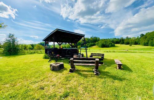 The Old Barn Luksusowa Stodoła z Całorocznym Jacuzzi Kominkiem i Widokiem na Wzgórza i Las dla 8-10 osób na Dolnym Śląsku min 2 noce - Foto 23