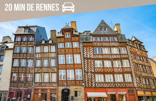 Le Noisetier, Parking, Calme, 20 min Rennes - Foto 2