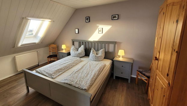 Apartment With Private Terrace in Nessmersiel - Foto 2, Quarto