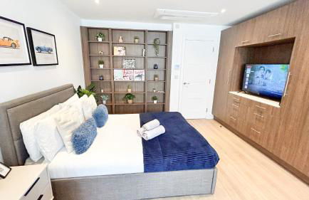3-Bedroom with Balcony and Studio Apartments in St Johns Wood near Marylebone & Regents Park by NourNest Apartments - Foto 42