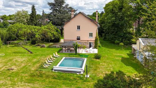 Villa Poirier-15 personnes - Piscine chauffée CAUTION OBLIGATOIRE - Foto 2, sunbed