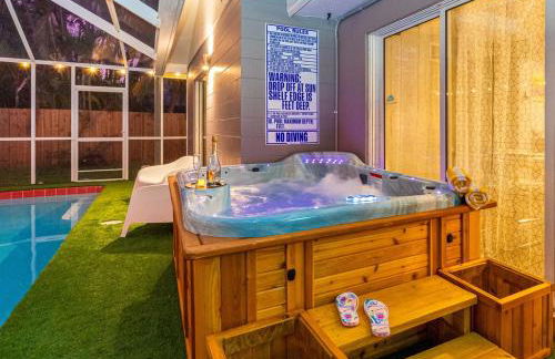 Pool Hot Tub Massage Chair Free EV Charger 5 Mins to Beaches! - Foto 66