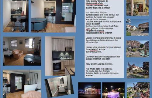 Charmant studio classé 3 étoiles au coeur de Niederbronn-les-Bains - Foto 7