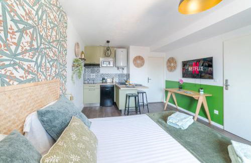 Hortensia Roanne centre-ville - Parking & Clim - Foto 8