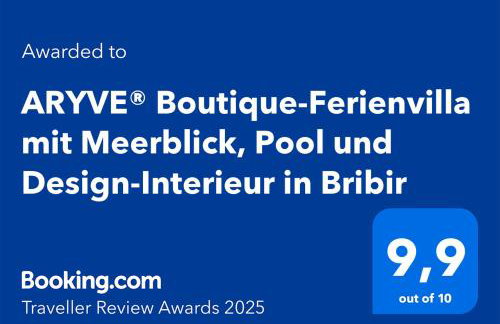 ARYVE® Boutique-Ferienvilla mit Meerblick, Pool und Design-Interieur in Bribir - Foto 6